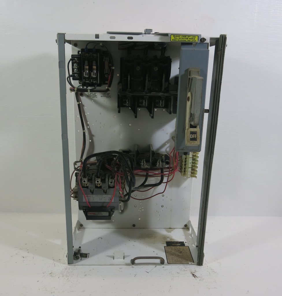 Furnas System 89 Size 3 Contactor Fused 24" MCC 100 Amp Bucket Siemens Tiastar (BJ0293-1)