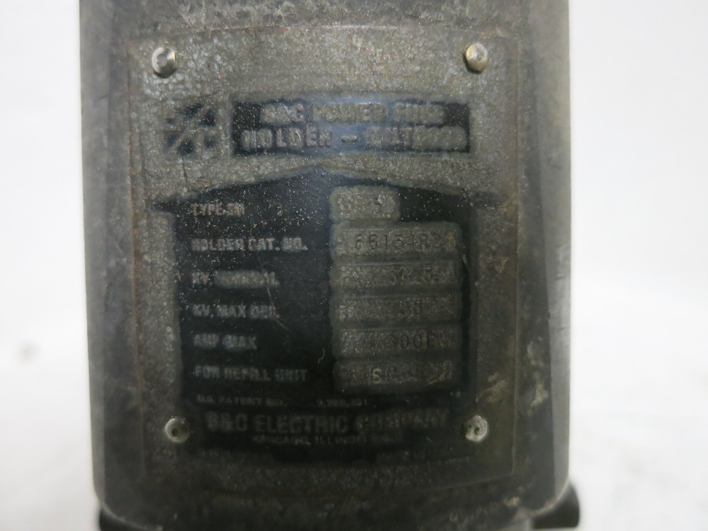 S&C 86154R2 SM-5 Power Fuse Holder 300E Amp 34.5-38 kV SM5 300A 38kV (DW5141-1)