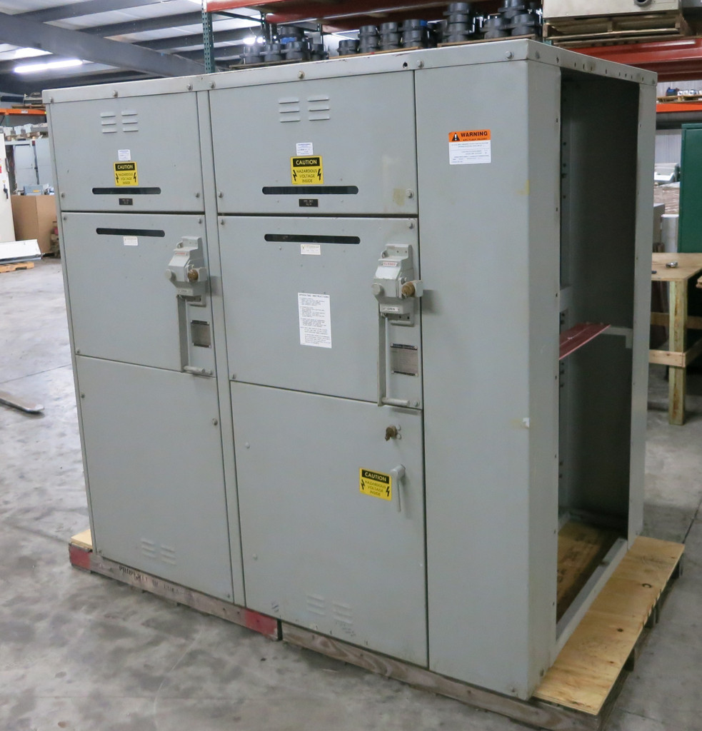 GE 13.8kV - 15.5kV Load Interrupter Manual Transfer Switch 600A Disconnect 100E (DW5161-1)