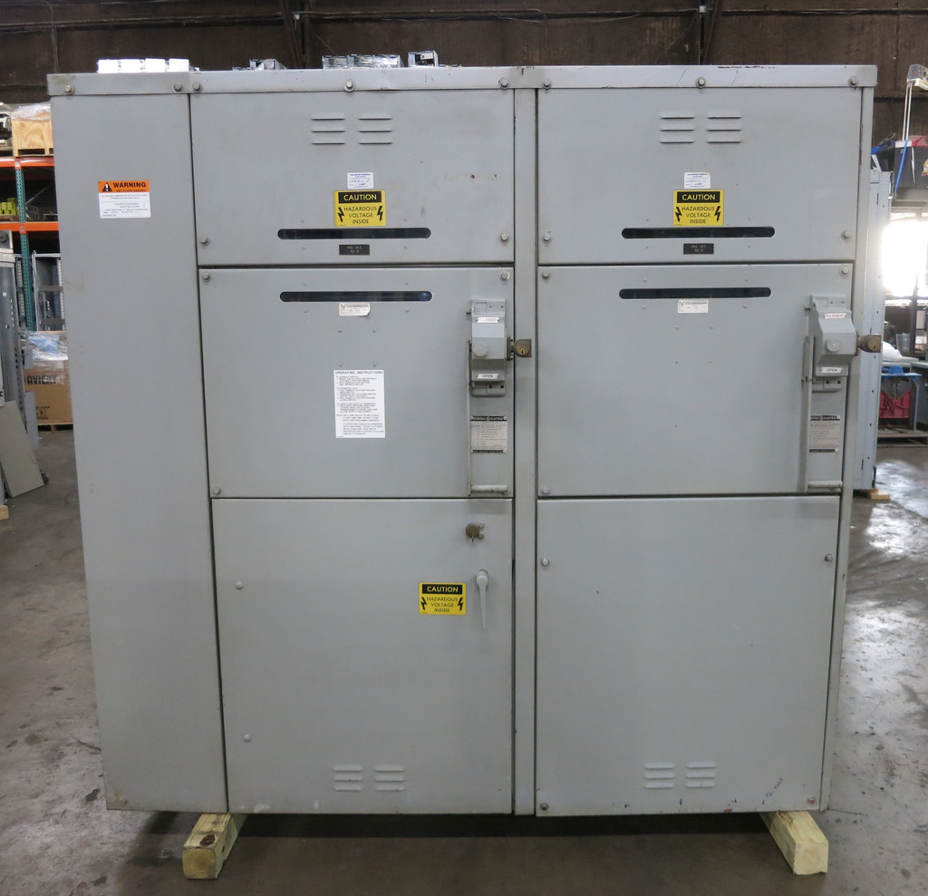 GE 13.8kV - 15.5kV Load Interrupter Manual Transfer Switch 600A Disconnect HVL (DW5168-1)