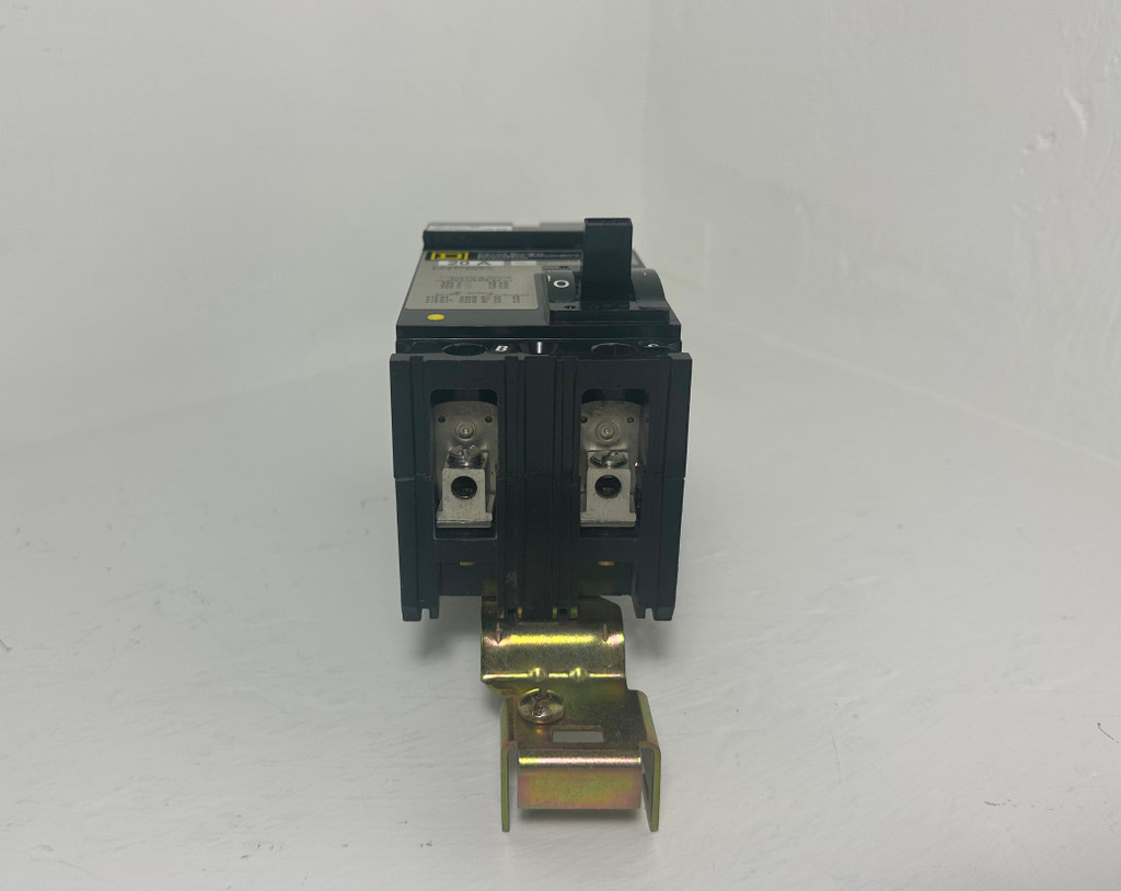 Square D I-Line FA26020BC 20A 2 Pole Circuit Breaker 600V Type FA 20 Amp 2P HACR (EM4662-1)