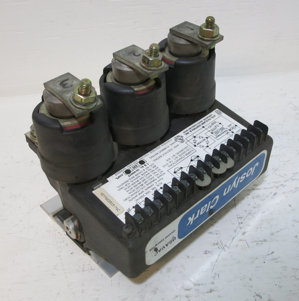 Joslyn Clark VC77U03515-76C 320A 1.5 kV USAVAC Vacuum Contactor 320 Amp Motor (DW5260-1)