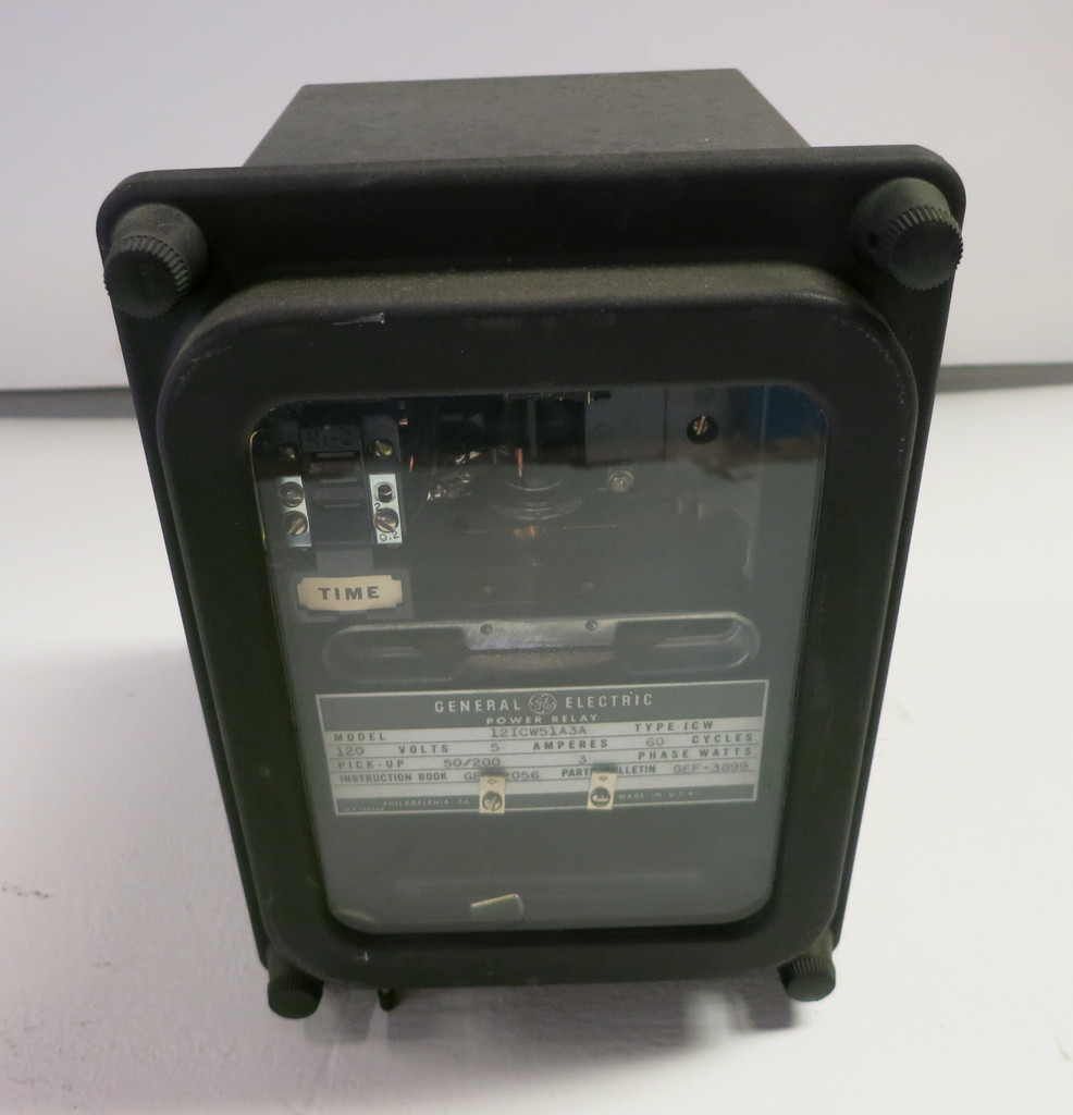 GE 12ICW51A3A Power Relay Type ICW 120V 5A 60 Cycles VAR 3PH Pick-Up 50/200 (DW5319-2)