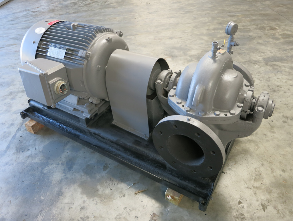 Aurora 411-BF Split Case Centrifugal Pump 100 HP Motor 1800 GPM 8x8x11B 460V (DW5357-1)