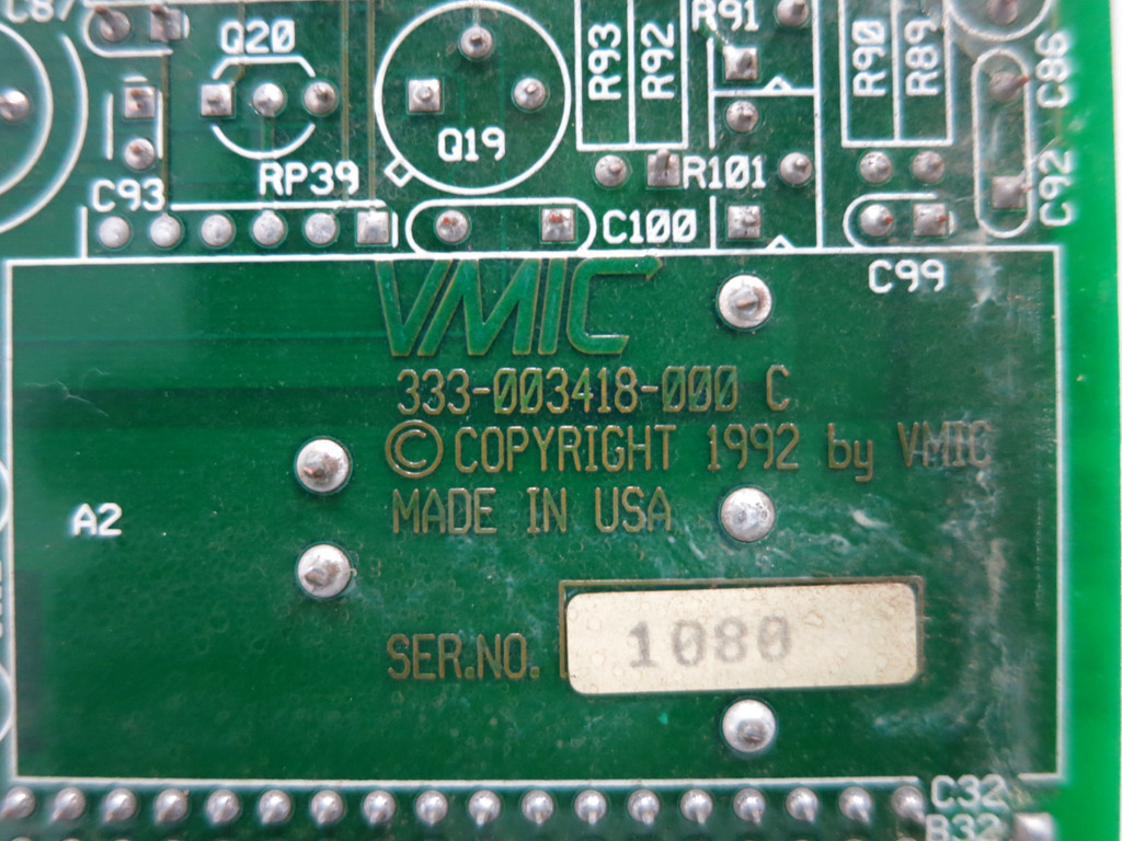 VMIC VME-3418 Analog Input Module PLC VMIVME3418 333-003418-000 Board 8 Ch RTD (DW5374-4)