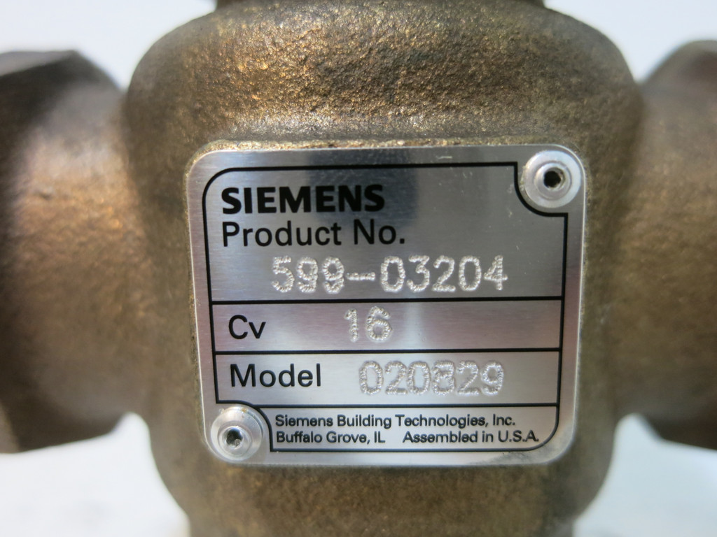 NEW Siemens 599-01082 Flowrite Valve 4" Pneumatic Actuator 5-10 PSI 599-03204 (DW5457-1)