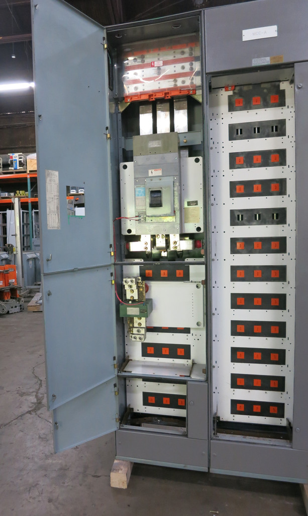 Siemens Tiastar 1200A/600A 4x Motor Control Center System 89 1000A Main Breaker (DW5461-1)