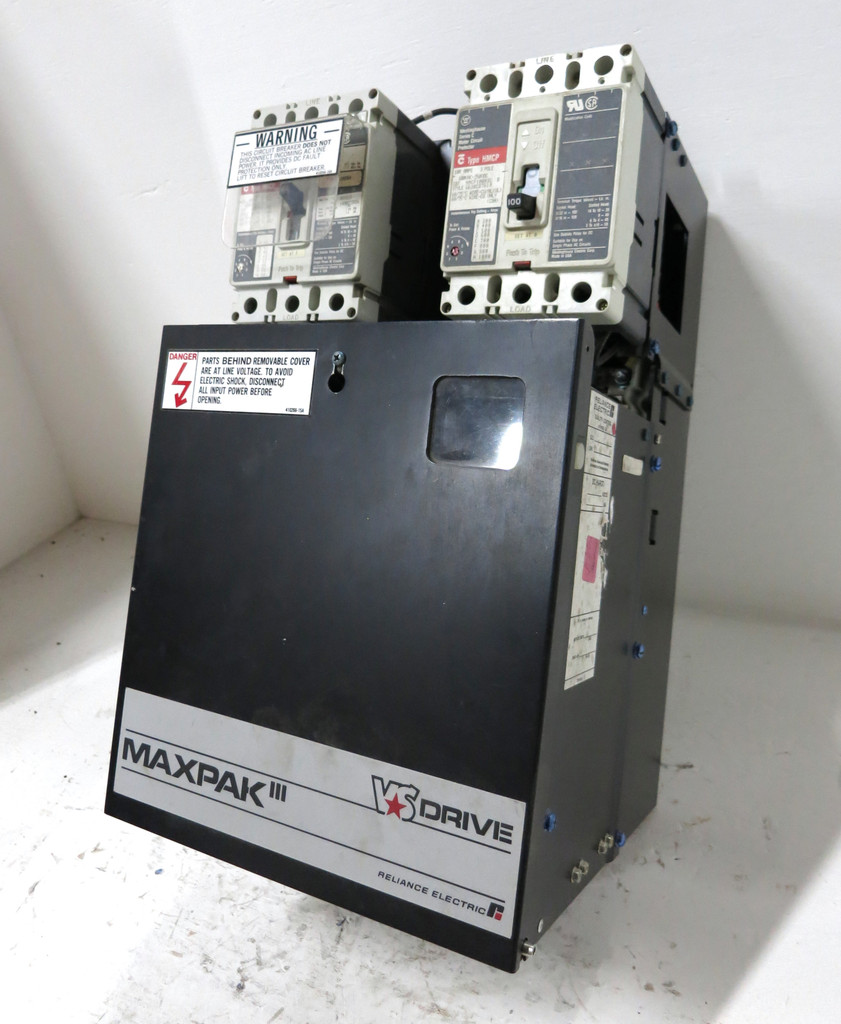 Reliance Electric 15D8400 15 HP MaxPak III VS DC Drive 15HP 460V In 500V Out (DW5466-1)