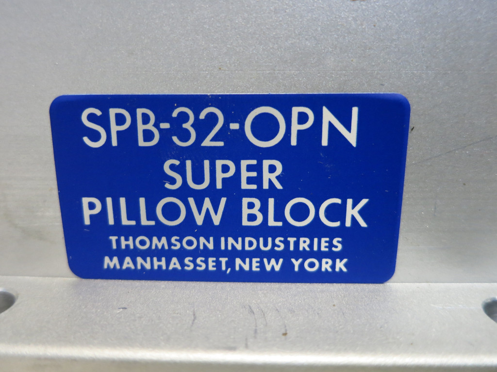 NEW Thomson SPB-32-OPN Super Pillow Block Ball Bushing Linear Bearing SPB32OPN (DW5519-1)