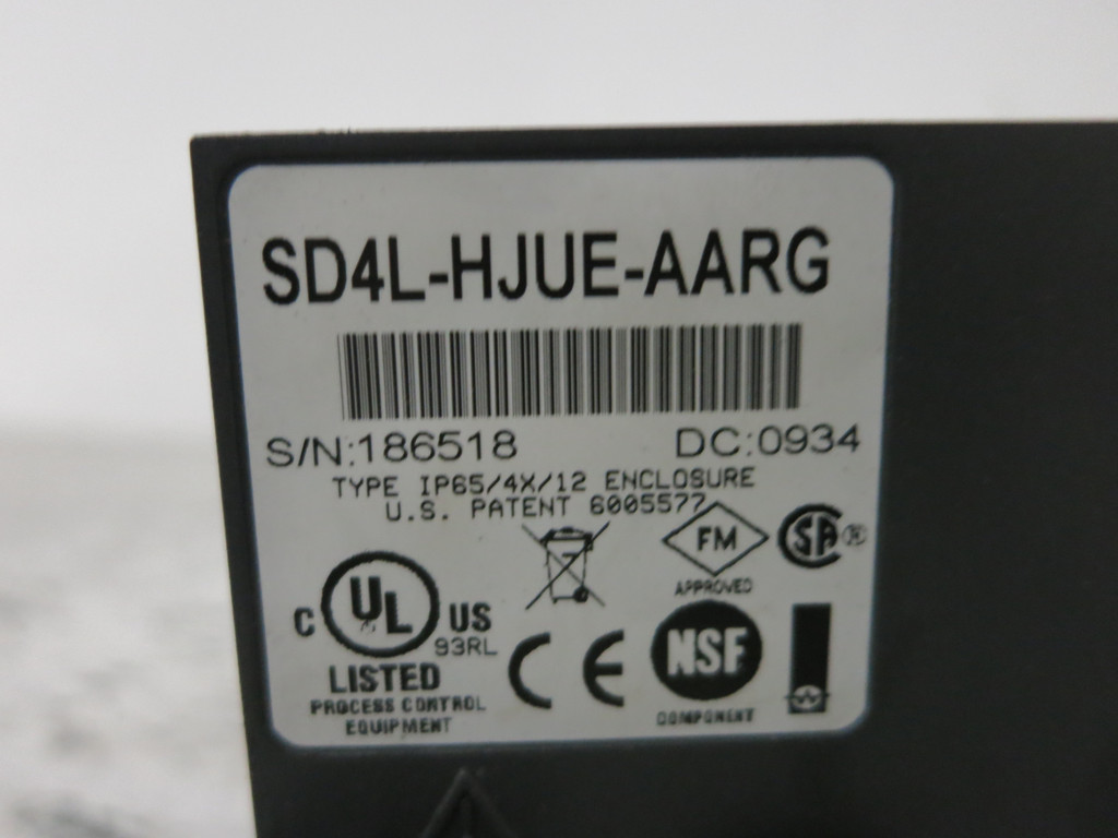 Watlow SD4L-HJUE-AARG Limit SD Controller SD4LHJUEAARG (DW5565-2)