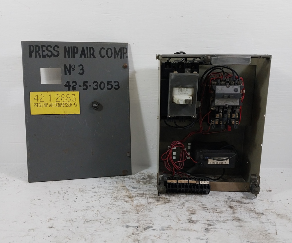 Westinghouse Type W Size 1 Starter 30A 18" Breaker MCC Bucket 30 Amp A200 FA (BJ0522-2)