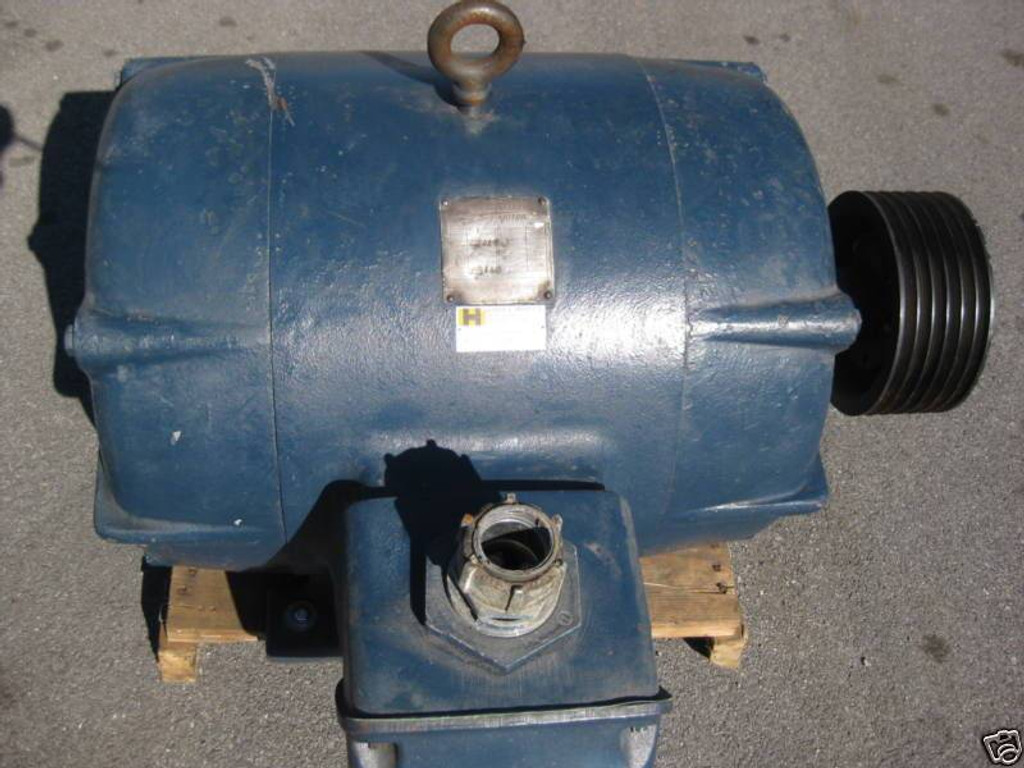 Louis Allis 150 HP AC Motor 1780 RPM 444T 575V TE 146 Amps 3 PH 150HP (EBI2685-1)