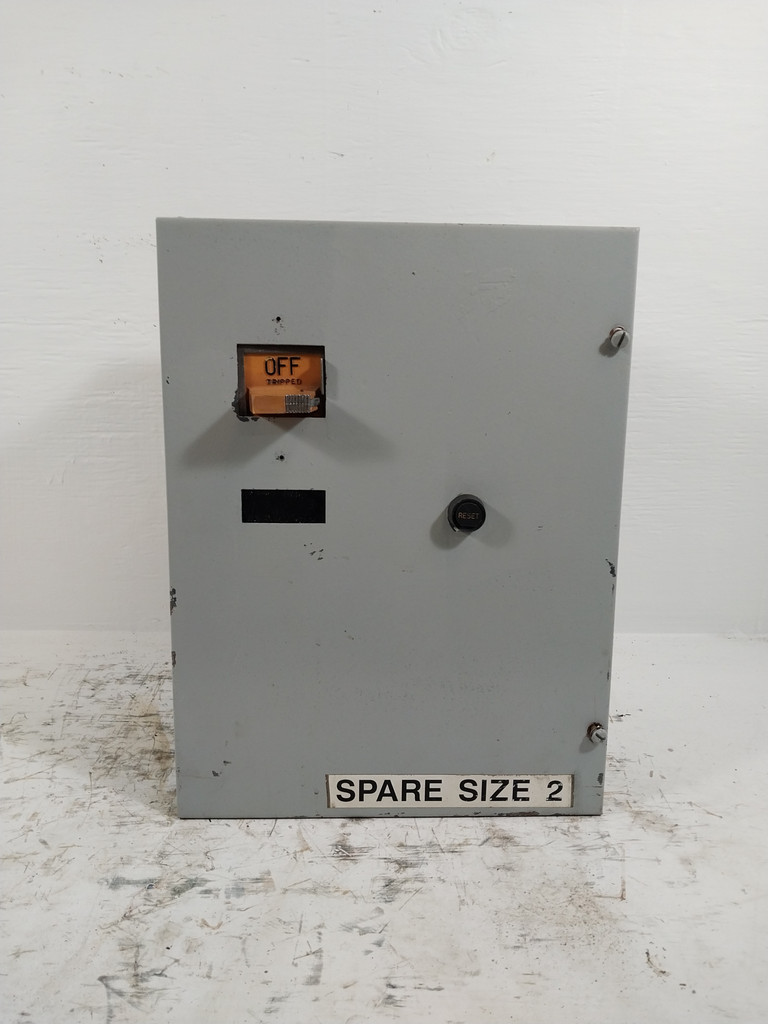 Westinghouse Type W 50A Breaker Size 2 Starter 18" MCC Bucket 50 Amp W200M2CFC (BJ0548-1)