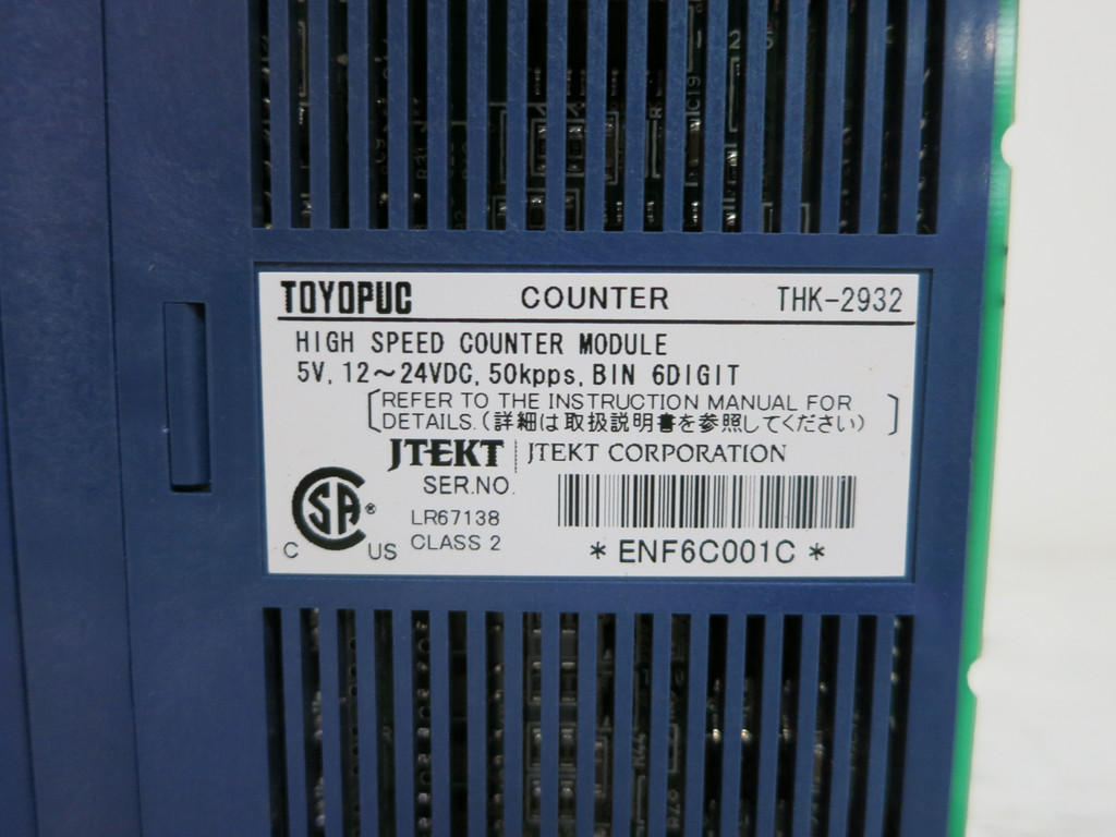 Toyoda Toyopuc THK-2932 High Speed Counter PLC Module JTEKT PC10 THK2932 (DW5681-1)
