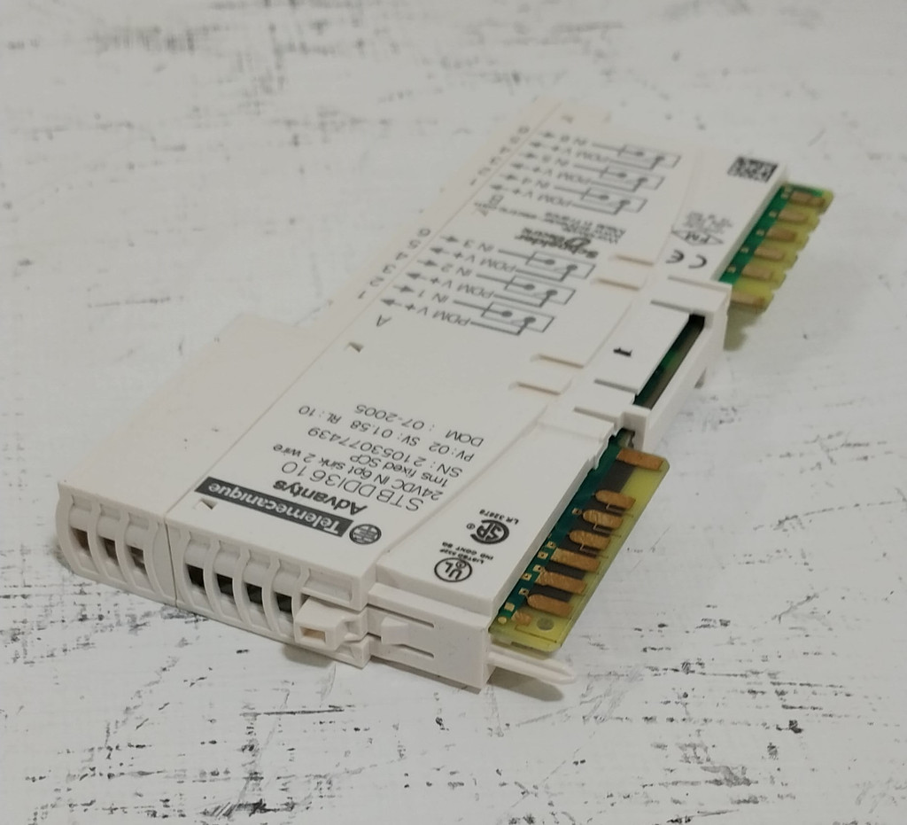 New Telemecanique Advantys STBDDI3610 Input Module 24VDC 6pt 2wire PLC (BJ0717-6)