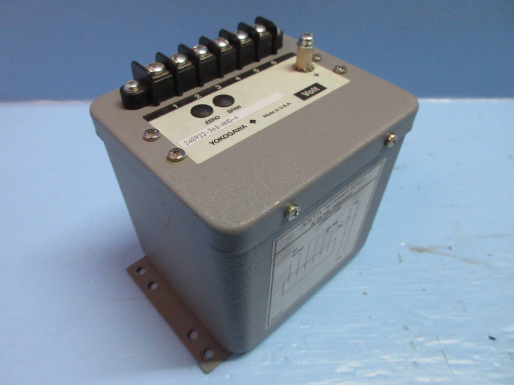 Yokogawa 246953-540-AFB-1-0 Juxta AC Power Series AC Voltage Transducer 0-120V (BJ0732-1)