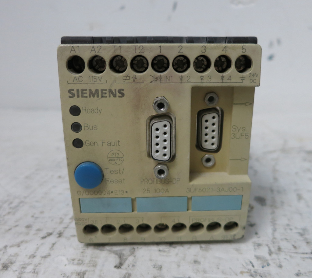 Siemens 3UF5021-3AJ00-1 DP Basic Unit PLC Module SIMOCODE Profibus Interface (DW5983-6)