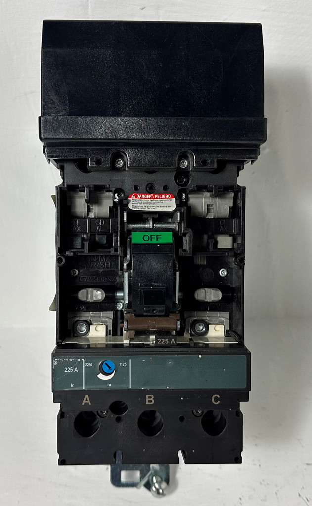 Square D I-Line JJ 250 Amp JJA36225YP PowerPact Breaker 3P w/ 225A Trip JJA36225 (EM5037-2)