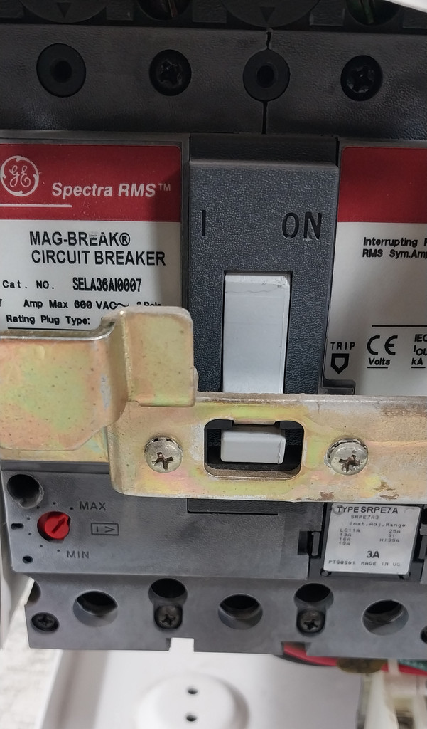 GE e9000 Size 1 Starter 3A Breaker 12" Evolution 9000 MCC Bucket 3 Amp (No Door) (BJ0752-1)