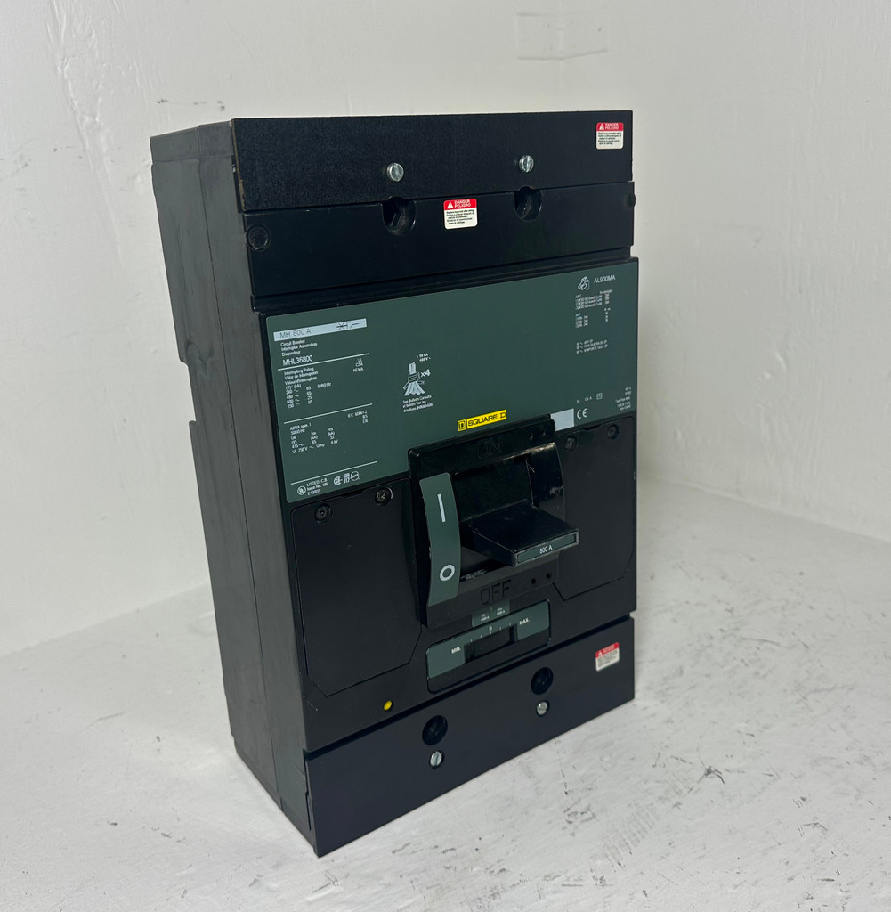 NEW Square D MHL36800 800A Circuit Breaker Green Label 3P MAL 600V 800 Amp NIB (EM5052-1)