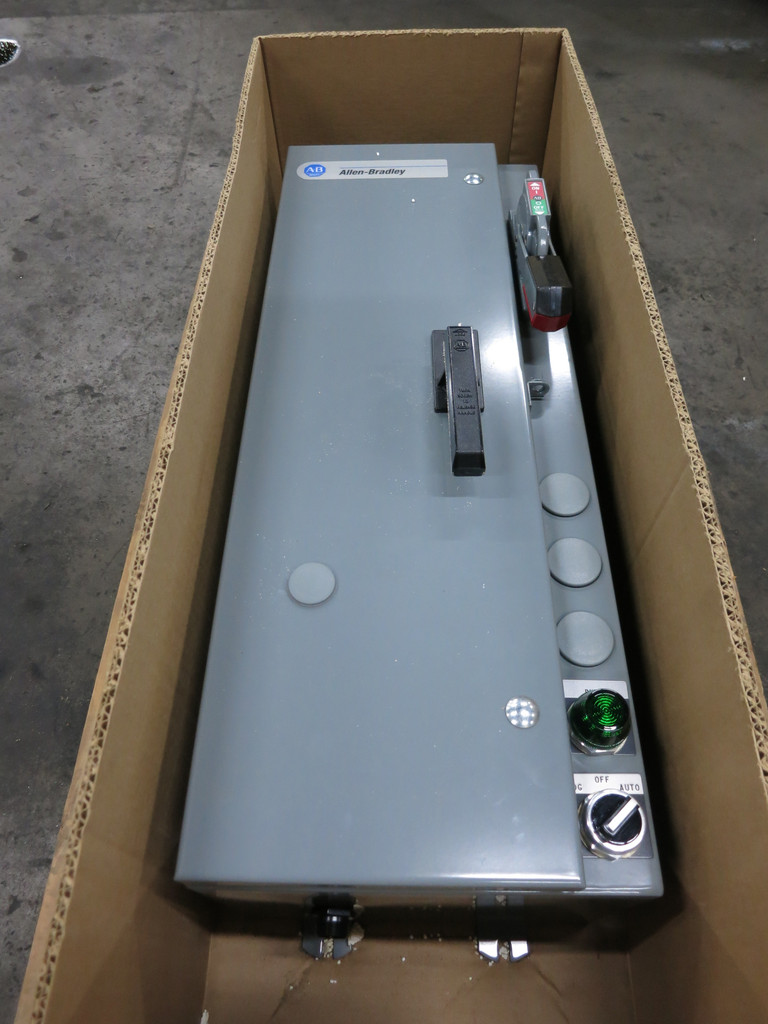 NEW Allen Bradley Size 1 Starter 30A Fusible Combo Box 1000GM E3 Plus 30 Amp 3R (DW6077-10)