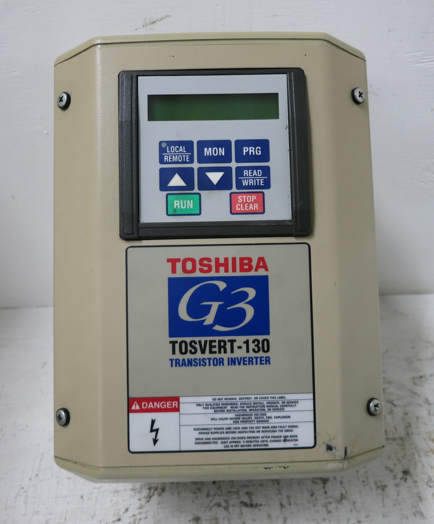 Toshiba VT130G3U4055 5 HP G3 Tosvert-130 460V AC VS Drive Transistor Inverter (DW6086-2)