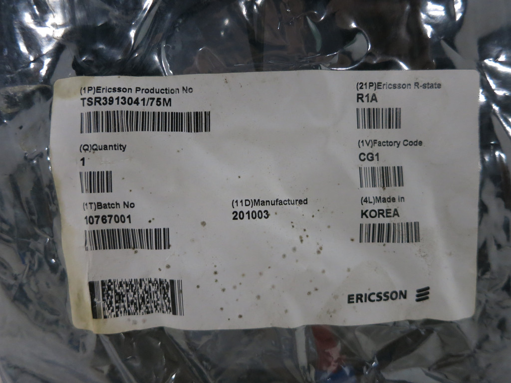 NEW Ericsson TSR3913041/75M-R1A Patch Cord SM 2SC-2SC 75m Fiber Optic Cable (DW6133-26)