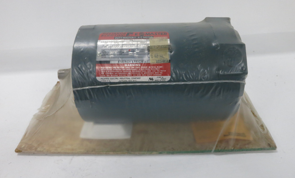 NEW Reliance P56X1441W-HB 1 HP AC Motor 230/460V 1725 RPM FB56C TENVEM (DW6169-1)