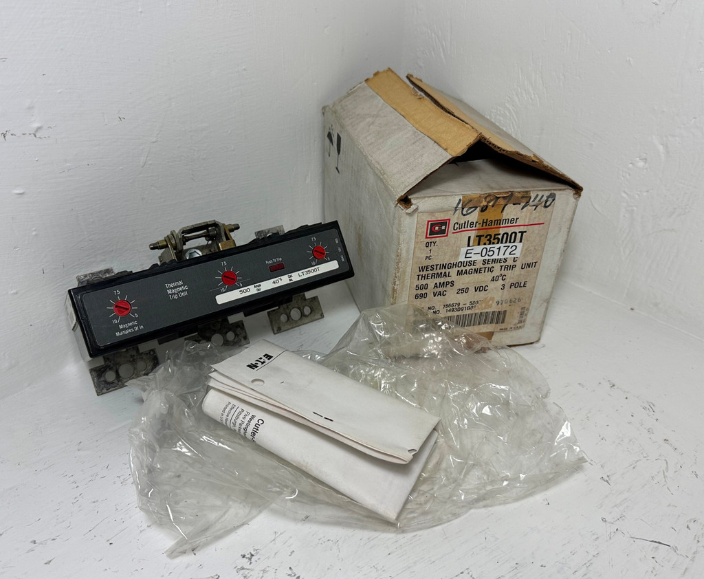 NEW Cutler-Hammer LT3500T 500A Circuit Breaker Trip Unit for LD HLD 500 Amp NIB (EM5078-2)