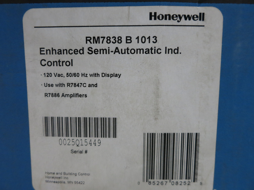 NEW Honeywell RM7838-B-1013 Burner Control Module Temperature Controller 7800 (DW6246-1)
