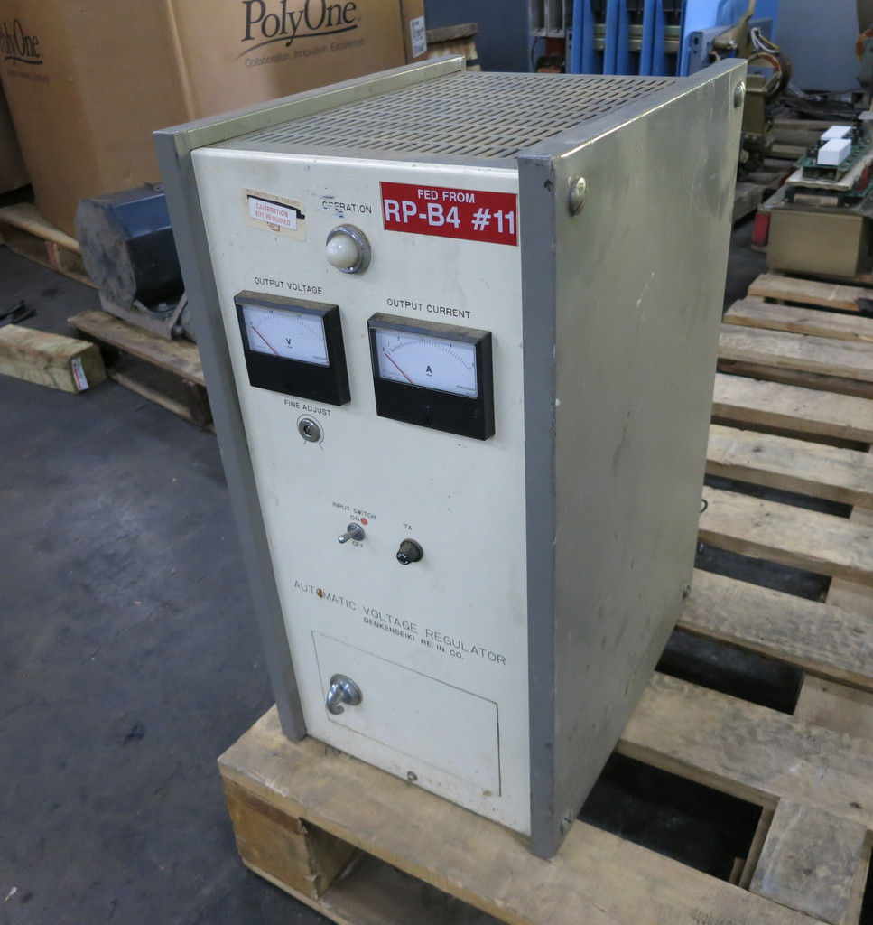 Denkenseiki Type PM Automatic Voltage Regulator 500 VA 1PH 120V - 100V (DW6285-1)