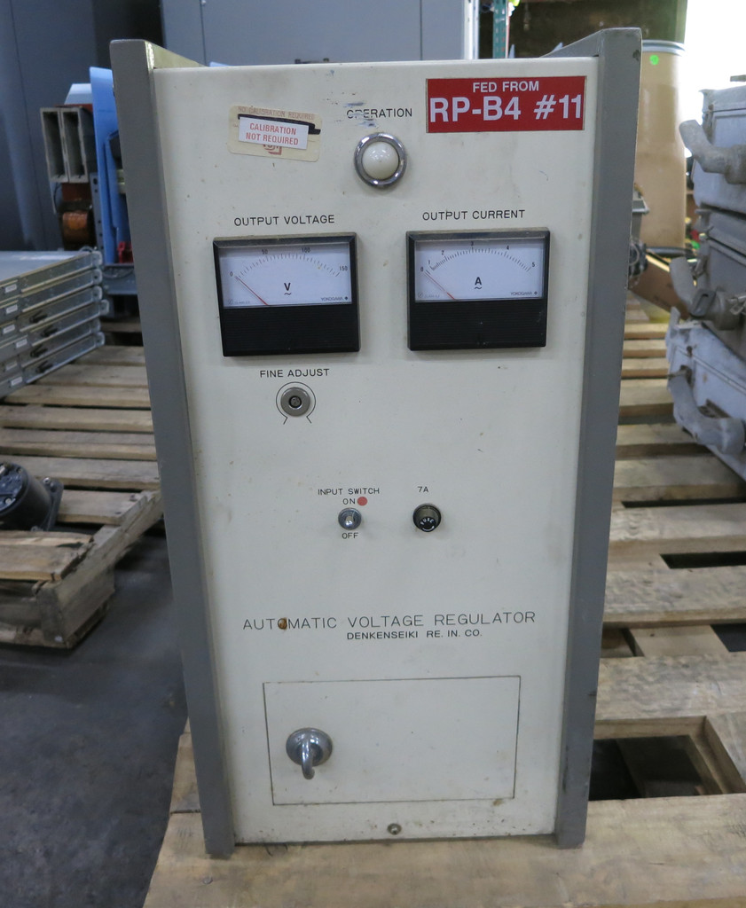 Denkenseiki Type PM Automatic Voltage Regulator 500 VA 1PH 120V - 100V (DW6285-1)