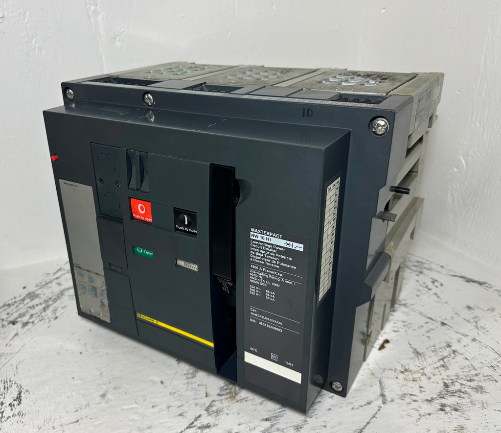 Square D NW16H1 1600A MasterPact LSI Circuit Breaker w/ 800 Amp Trip S133A 5.0 (EM5125-2)