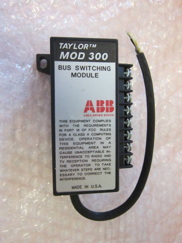 ABB Taylor 6203FP10800B-D Bus Switching Module 6203FP10800BD NEW NIB (EBI0121-3)
