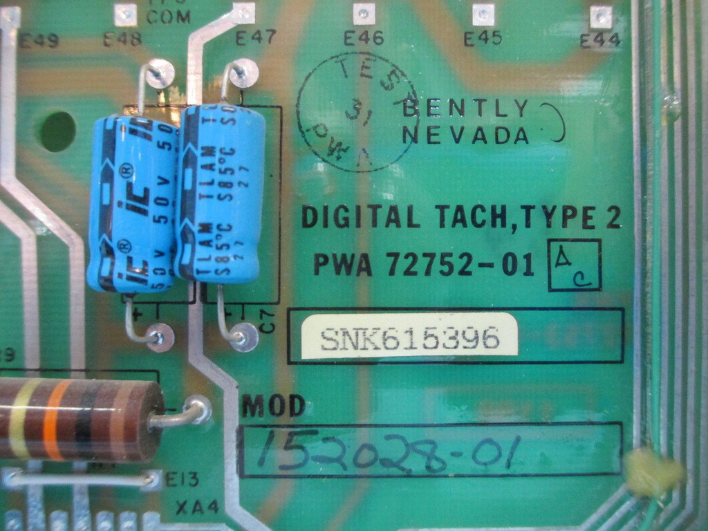 Bently Nevada 7200 TACH Digital Tachometer Module PLC 72750-03-01-15-00-02 (EBI0529-2)