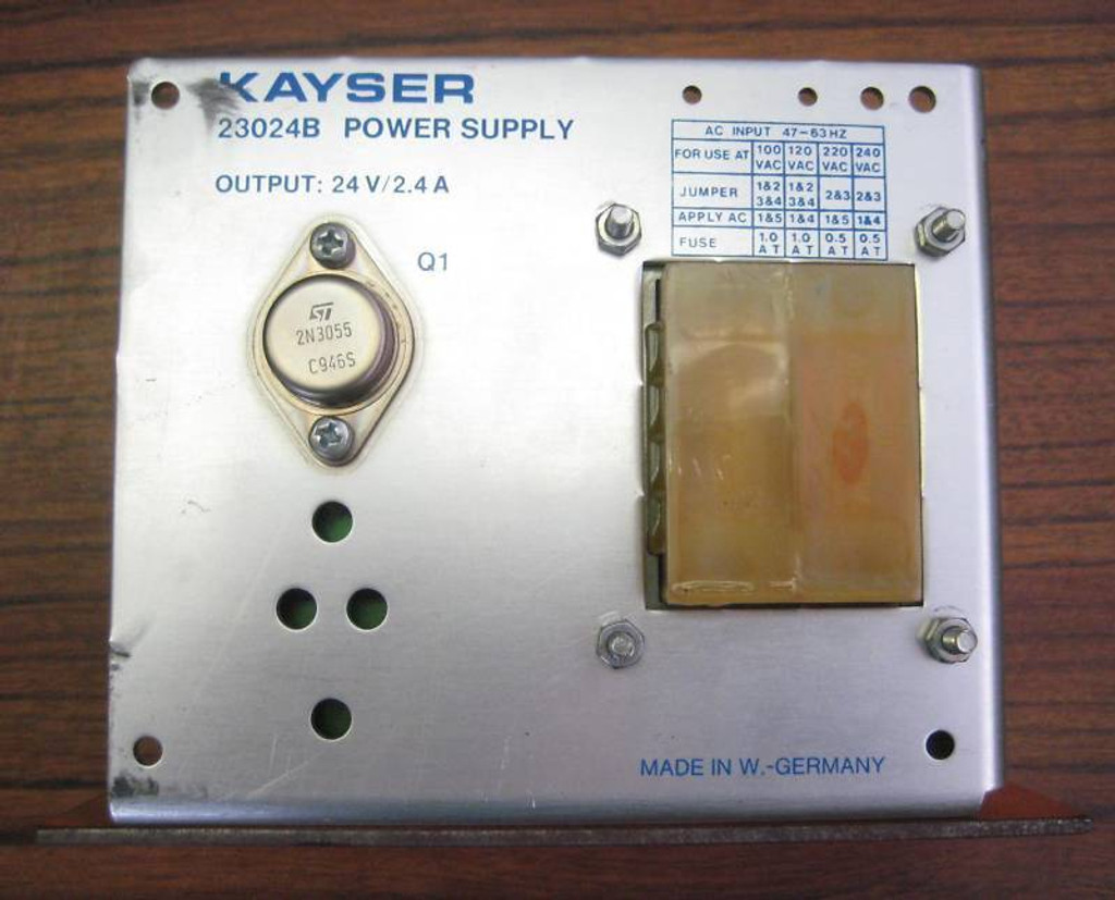 Kayser 23024B 24V/2.4A Power Supply (EBI2633-9)