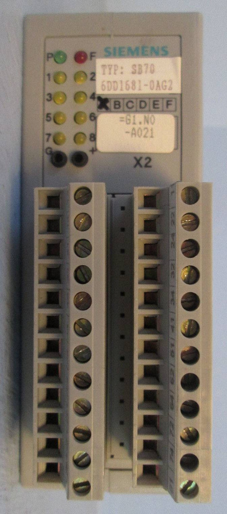 Siemens 6DD1681-0AG2 SB 70 SIMADYN D Output Module CUT PLC Simatic 6DDI68I-OAG2 (EBI3901-9)