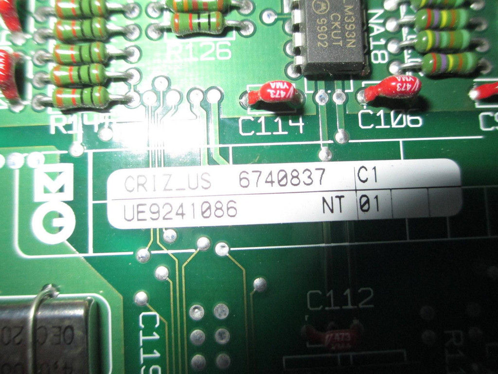 Merlin Gerin CRIZ 6740837 6739803XD PLC PC Board MG MGE (EBI2756-1)