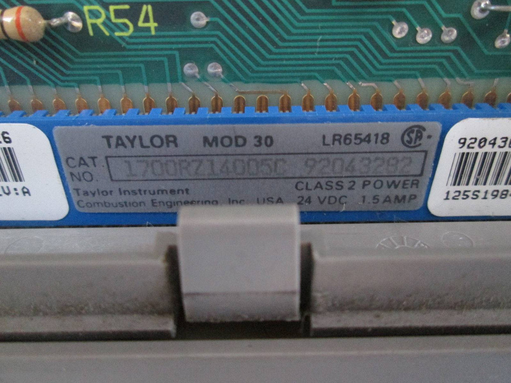 ABB Kent-Taylor MOD 30 1700RZ14005C 125P1983-1 Rev H 125P1982-1 Rev D PLC (EBI0102-1)