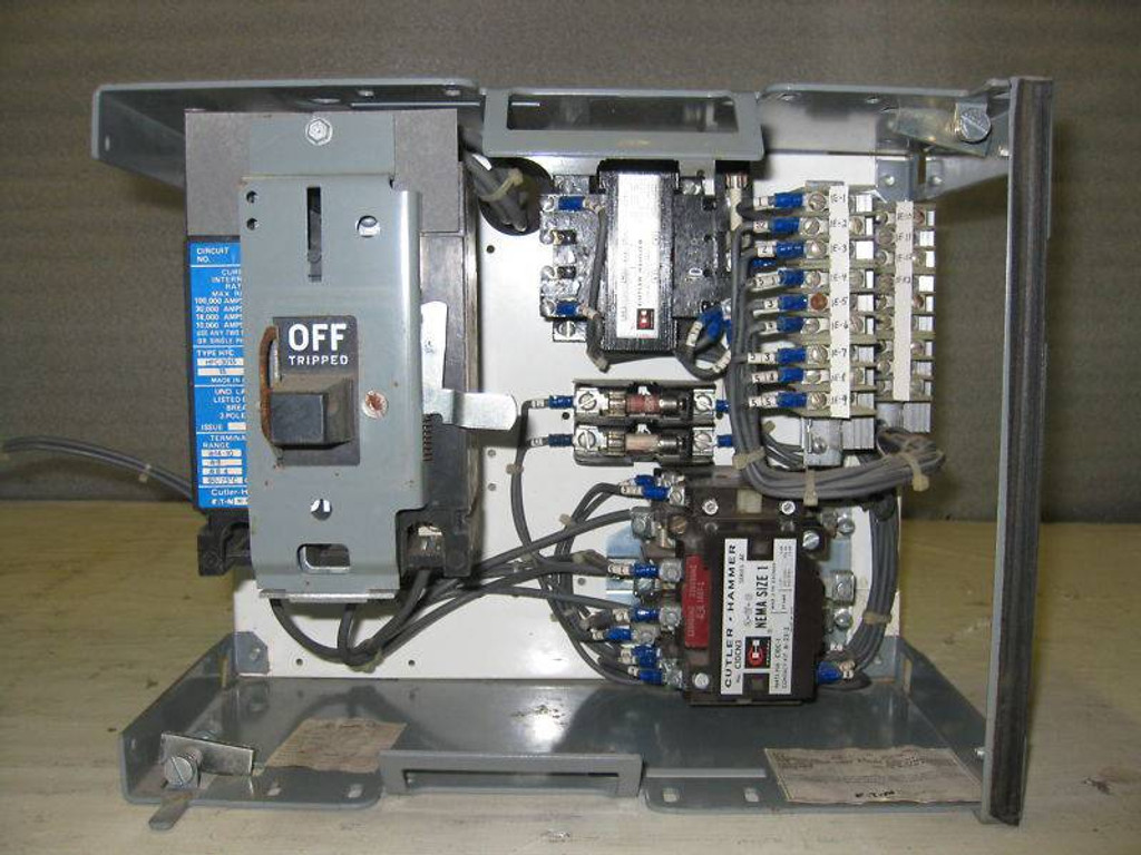 Cutler Hammer CH F10 Unitrol Sz Size 1 MCCB 15 Amp A (EBI0831-1)