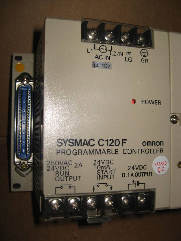 Omron C120F-CPUA7-EQ Sysmac PLC 120VAC C120FCPUA7EQ (EBI3166-28)