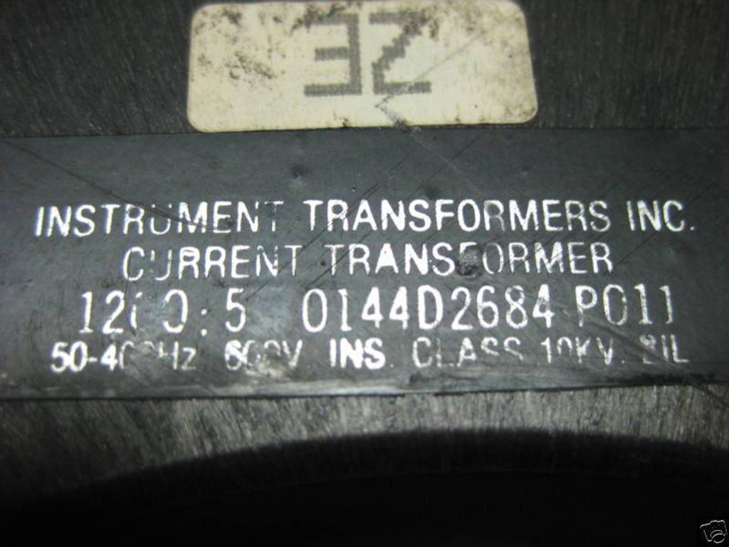 Instrument Transformer IT CT 0144D2684P011 Current Transformer Ratio 1200:5 A (EBI2473-6)