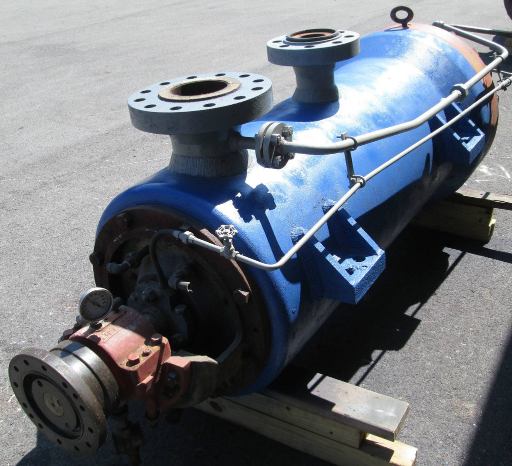 REBUILT BJ 4X11-10STG Typ HDB 375000 lbs/hr Boiler Feed Water Pump Byron Jackson (EBI3310-1)