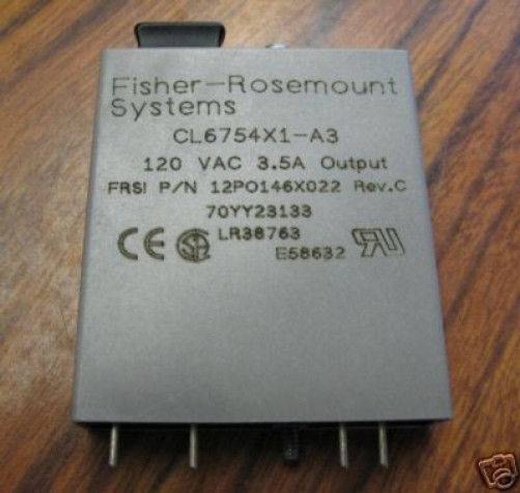 Fisher Rosemount CL6754X1-A3 120V 3.5A Out 12PO146X022 (LOT OF 10) (EBI1470-9)