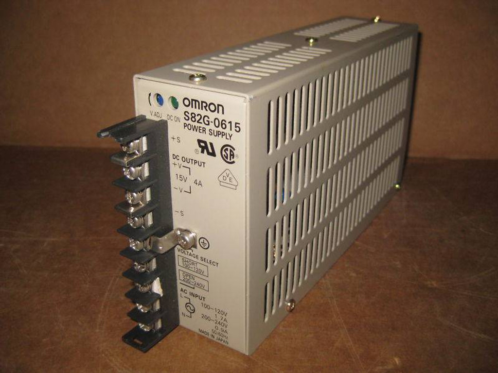 Omron S82G-0615 Power Supply 15V 4A PS S82G0615 (EBI3234-1)