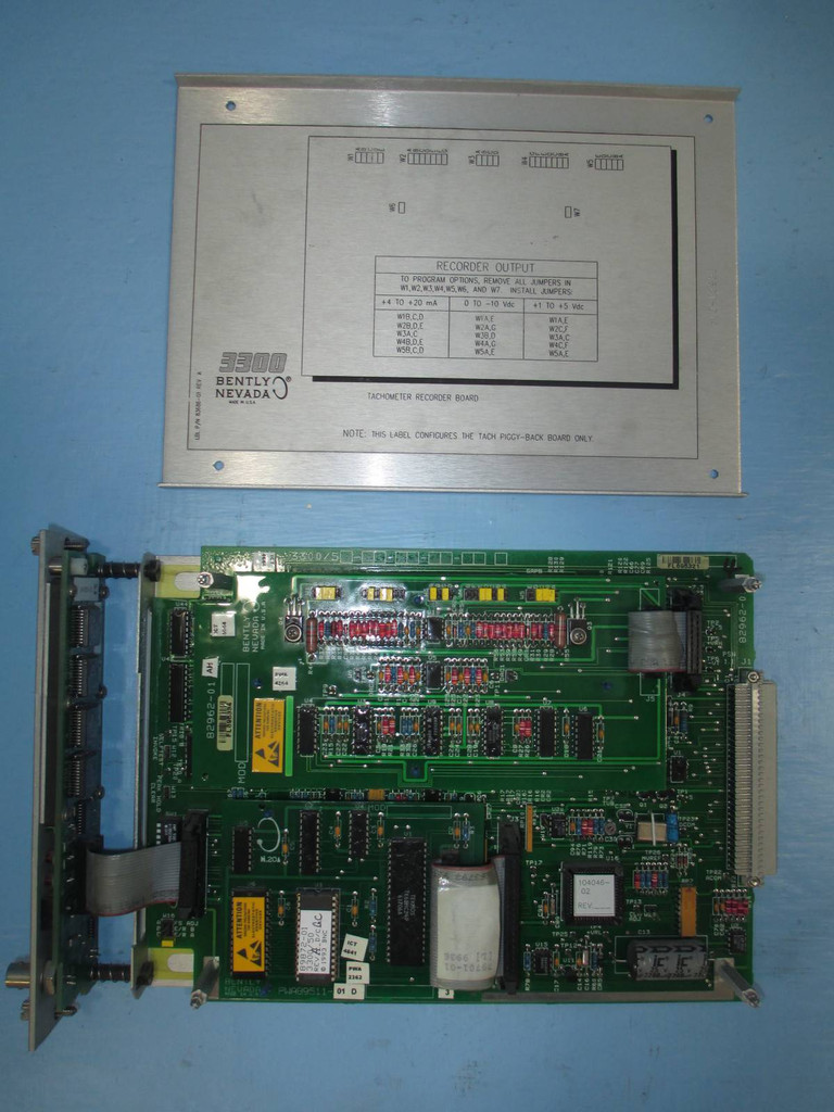 Bently Nevada 3300/50 Tachometer Monitor 3300/50-02-01-00-00 PLC 5000 RPM 200 mV (NP0026-6)