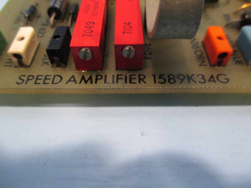 General Electric 1589K34G GE Speed Amplifier PC Board PLC (TK0100-1)