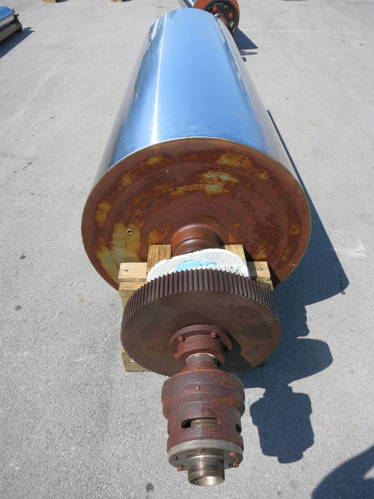 Chill Roll, Chrome Plated - Diameter:36", Roll Length:100", Shaft:141", Chromium (PM0221-1)