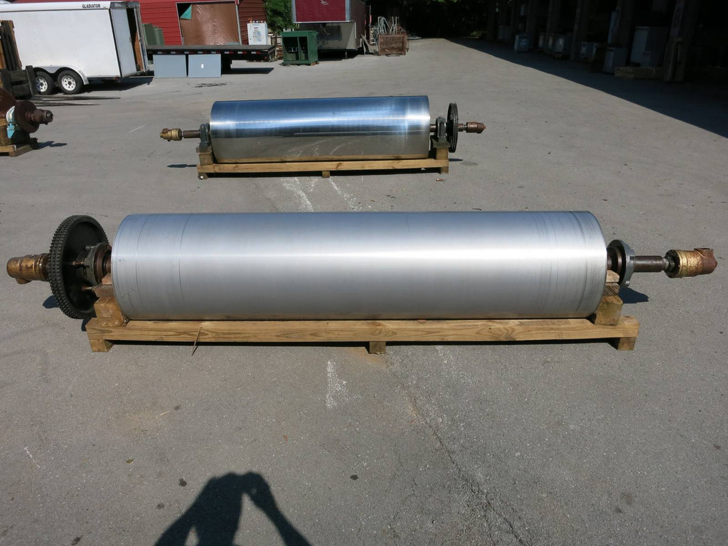 Chill Roll, Chrome Plated - Diameter:24", Roll Length:100", Shaft:136", Chromium (PM0224-1)