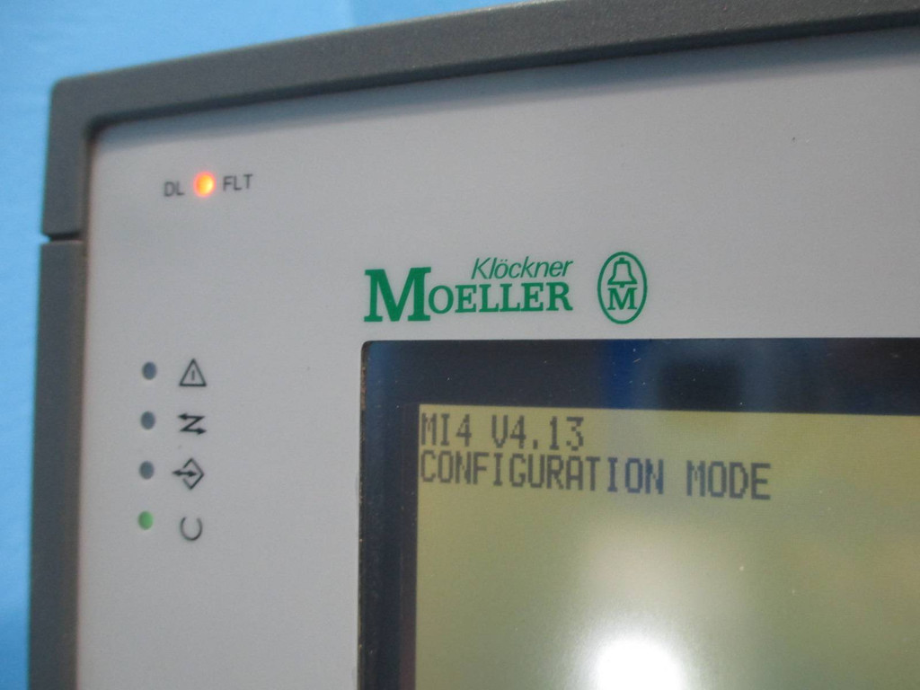 Klockner Moeller MI4-161-TC1 Touchscreen Display MI4161TC1 Interface 24 VDC .60A (NP0147-1)